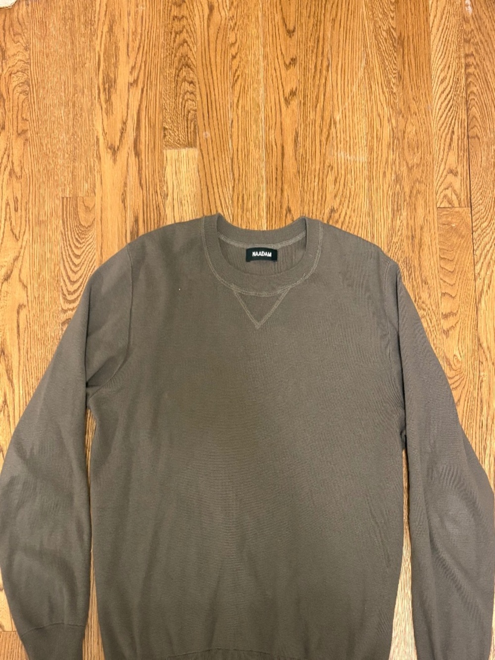 Naadam Cotton Cashmere Crewneck Sweater  Mens Medium